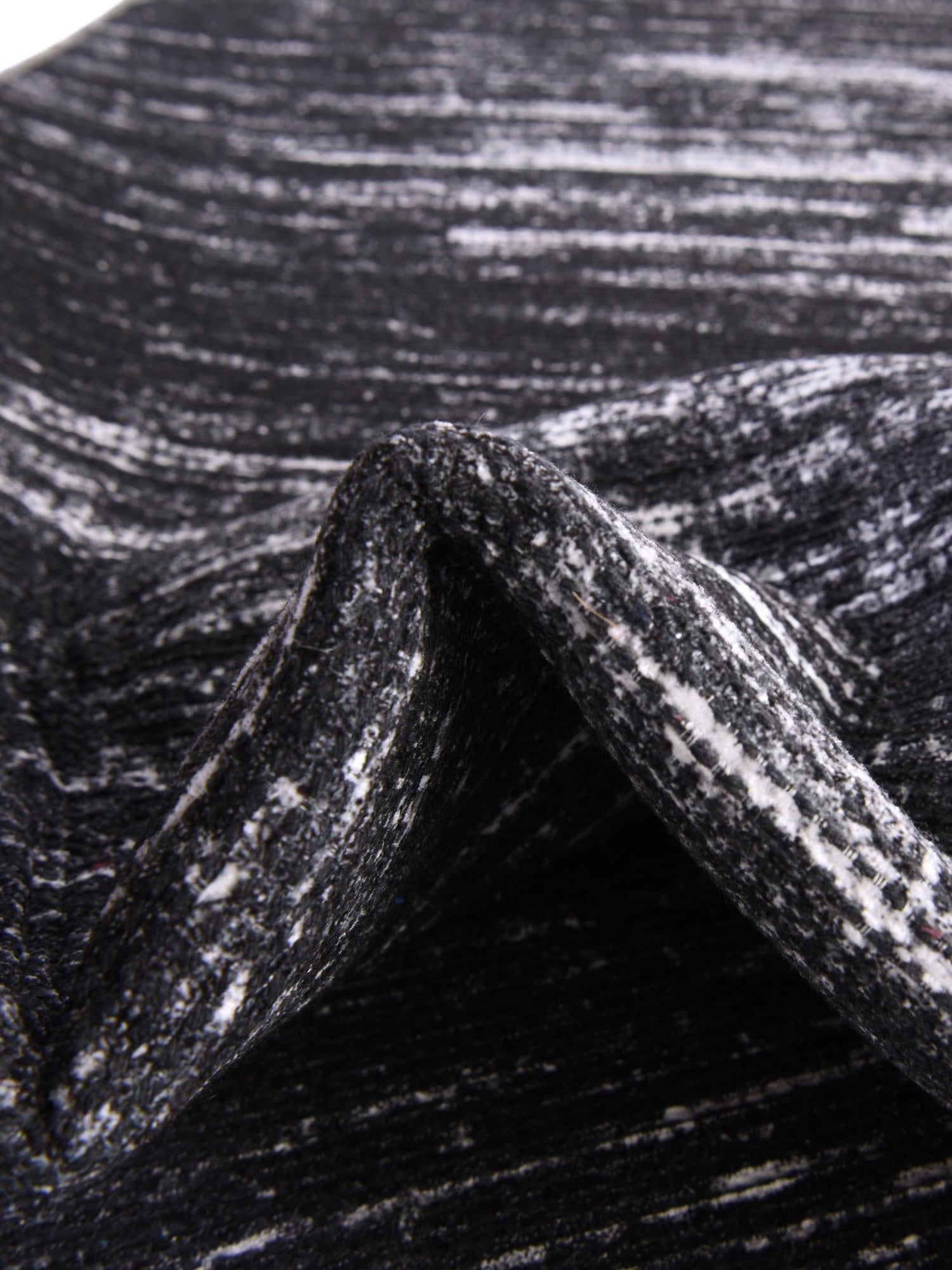 Black 7' 7 x 7' 7 Asha Round Area Rug 100% Chenille Cotton Easy Clean Indoor Living Dining Bedroom Office Carpet for Sale at Rug Engine