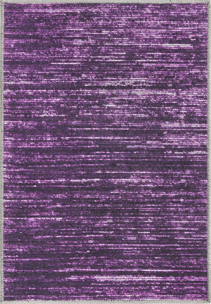 Purple 2' x 3' Asha Rectangle Area Rug 100% Chenille Cotton Easy Clean Indoor Living Dining Bedroom Office Carpet for Sale at Rug Engine