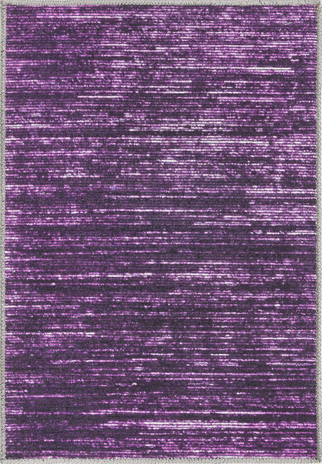 Purple 2' x 3' Asha Rectangle Area Rug 100% Chenille Cotton Easy Clean Indoor Living Dining Bedroom Office Carpet for Sale at Rug Engine