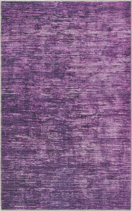 Purple 3' 6 x 5' 6 Asha Rectangle Area Rug 100% Chenille Cotton Easy Clean Indoor Living Dining Bedroom Office Carpet for Sale at Rug Engine