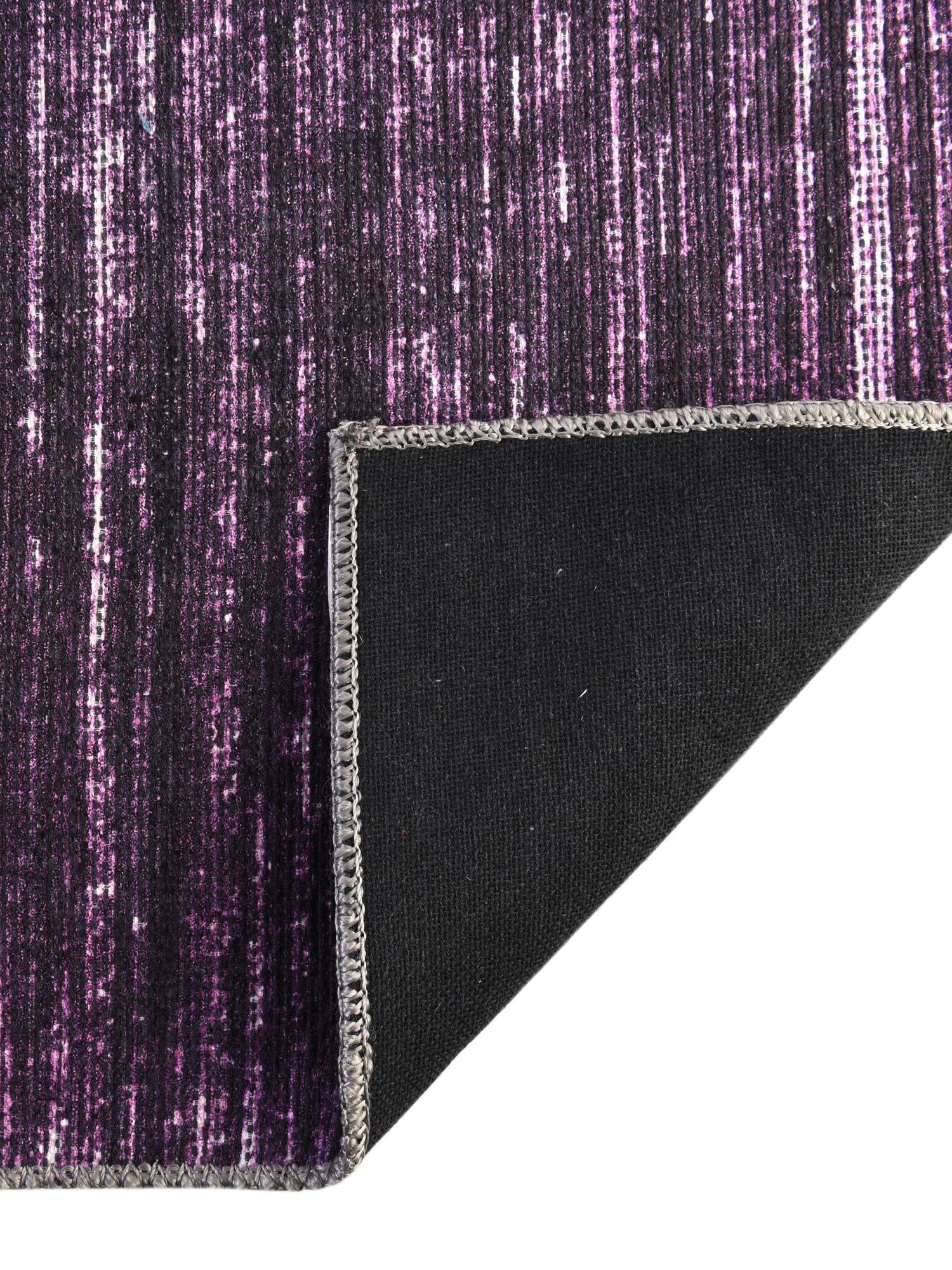 Purple 7' 10 x 11' Asha Rectangle Area Rug 100% Chenille Cotton Easy Clean Indoor Living Dining Bedroom Office Carpet for Sale at Rug Engine