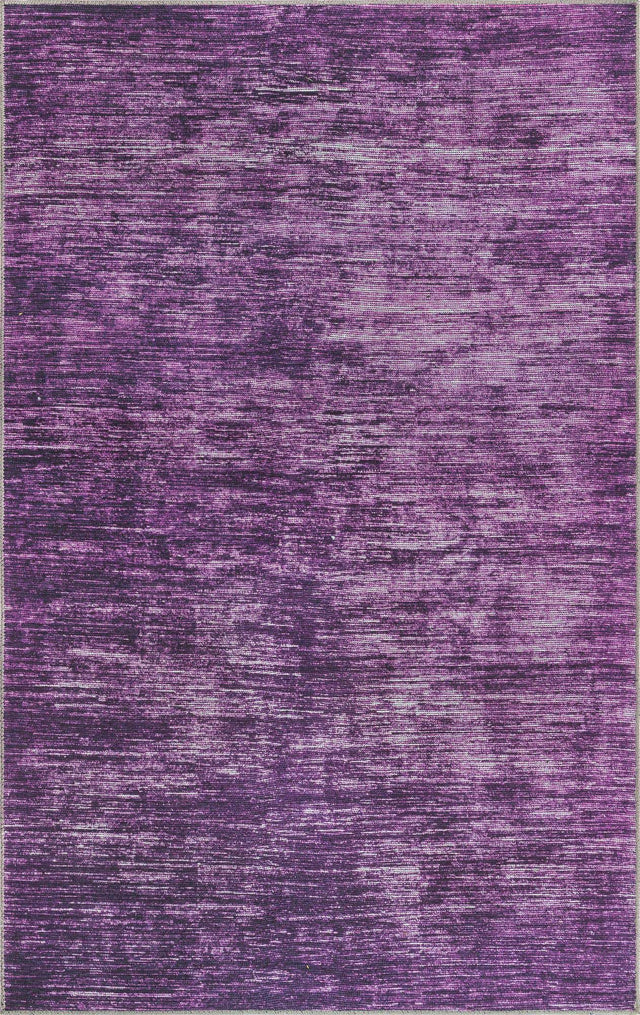 Purple 5' x 8' Asha Rectangle Area Rug 100% Chenille Cotton Easy Clean Indoor Living Dining Bedroom Office Carpet for Sale at Rug Engine