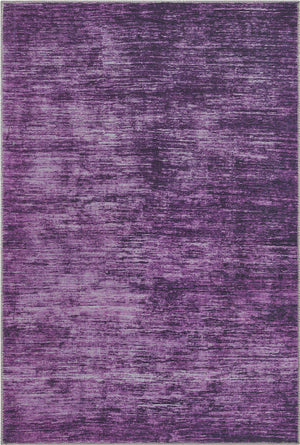 Purple 4' x 6' Asha Rectangle Area Rug 100% Chenille Cotton Easy Clean Indoor Living Dining Bedroom Office Carpet for Sale at Rug Engine