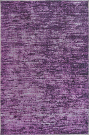 Purple 6' x 9' Asha Rectangle Area Rug 100% Chenille Cotton Easy Clean Indoor Living Dining Bedroom Office Carpet for Sale at Rug Engine
