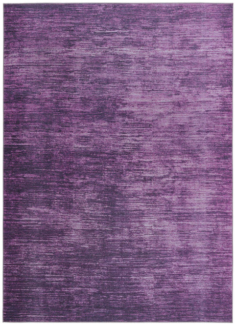 Purple 7' 6 x 10' 6 Asha Rectangle Area Rug 100% Chenille Cotton Easy Clean Indoor Living Dining Bedroom Office Carpet for Sale at Rug Engine