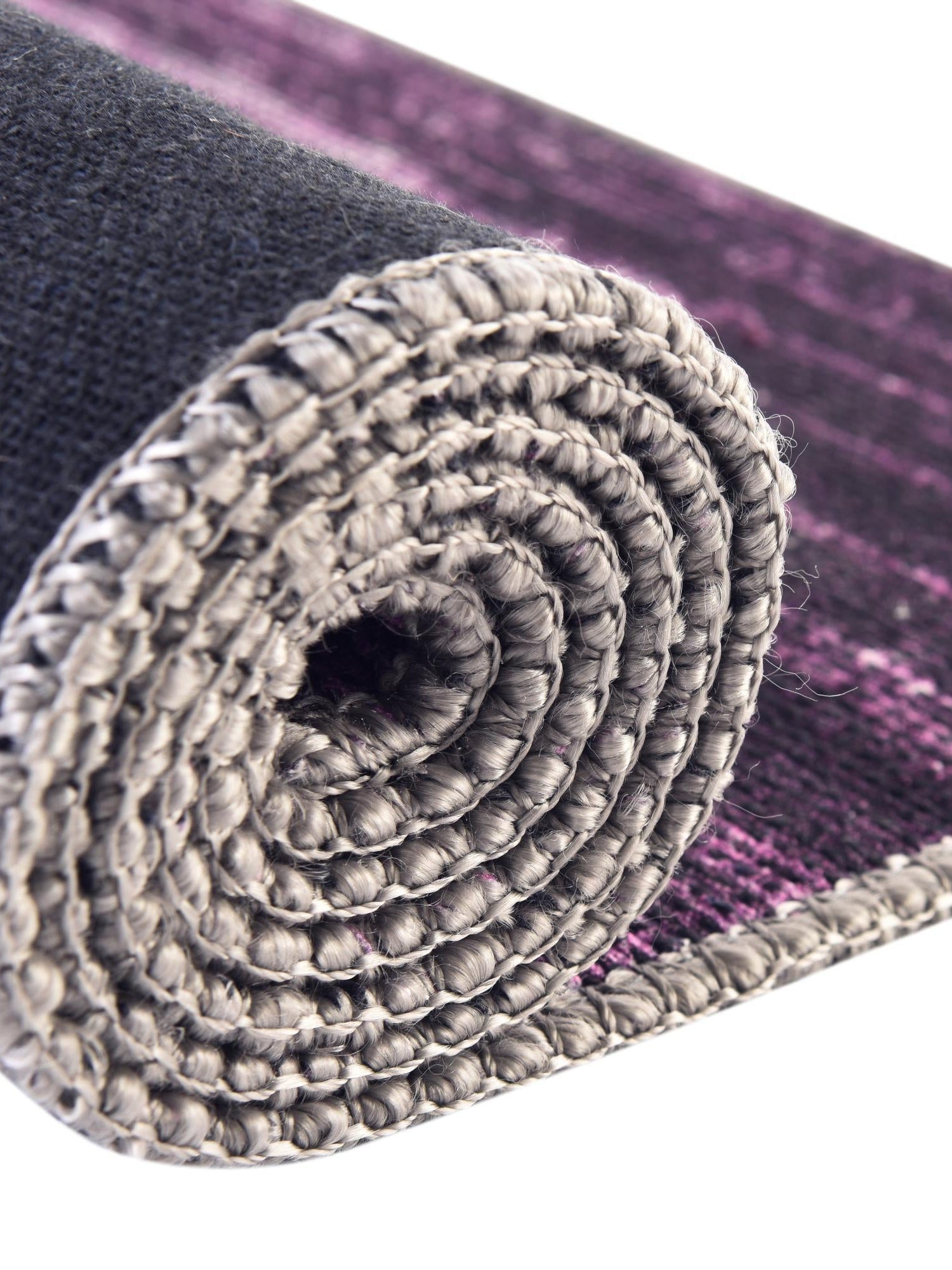 Purple 2' 6 x 12' Asha Runner Area Rug 100% Chenille Cotton Easy Clean Indoor Living Dining Bedroom Office Carpet for Sale at Rug Engine