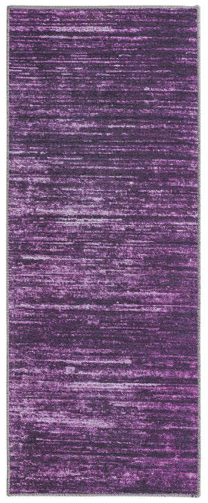 Purple 2' x 5' Asha Runner Area Rug 100% Chenille Cotton Easy Clean Indoor Living Dining Bedroom Office Carpet for Sale at Rug Engine