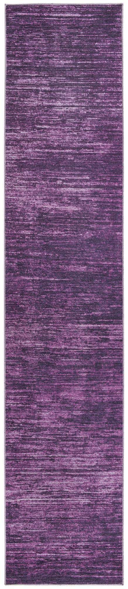 Purple 2' 6 x 12' Asha Runner Area Rug 100% Chenille Cotton Easy Clean Indoor Living Dining Bedroom Office Carpet for Sale at Rug Engine