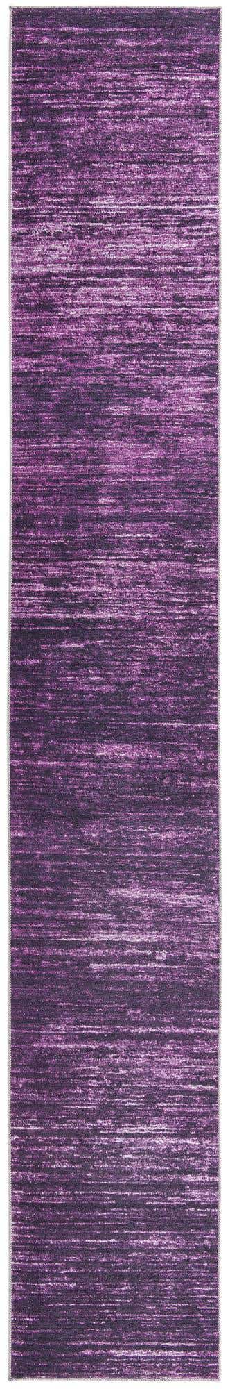 Purple 2' 6 x 16' Asha Runner Area Rug 100% Chenille Cotton Easy Clean Indoor Living Dining Bedroom Office Carpet for Sale at Rug Engine