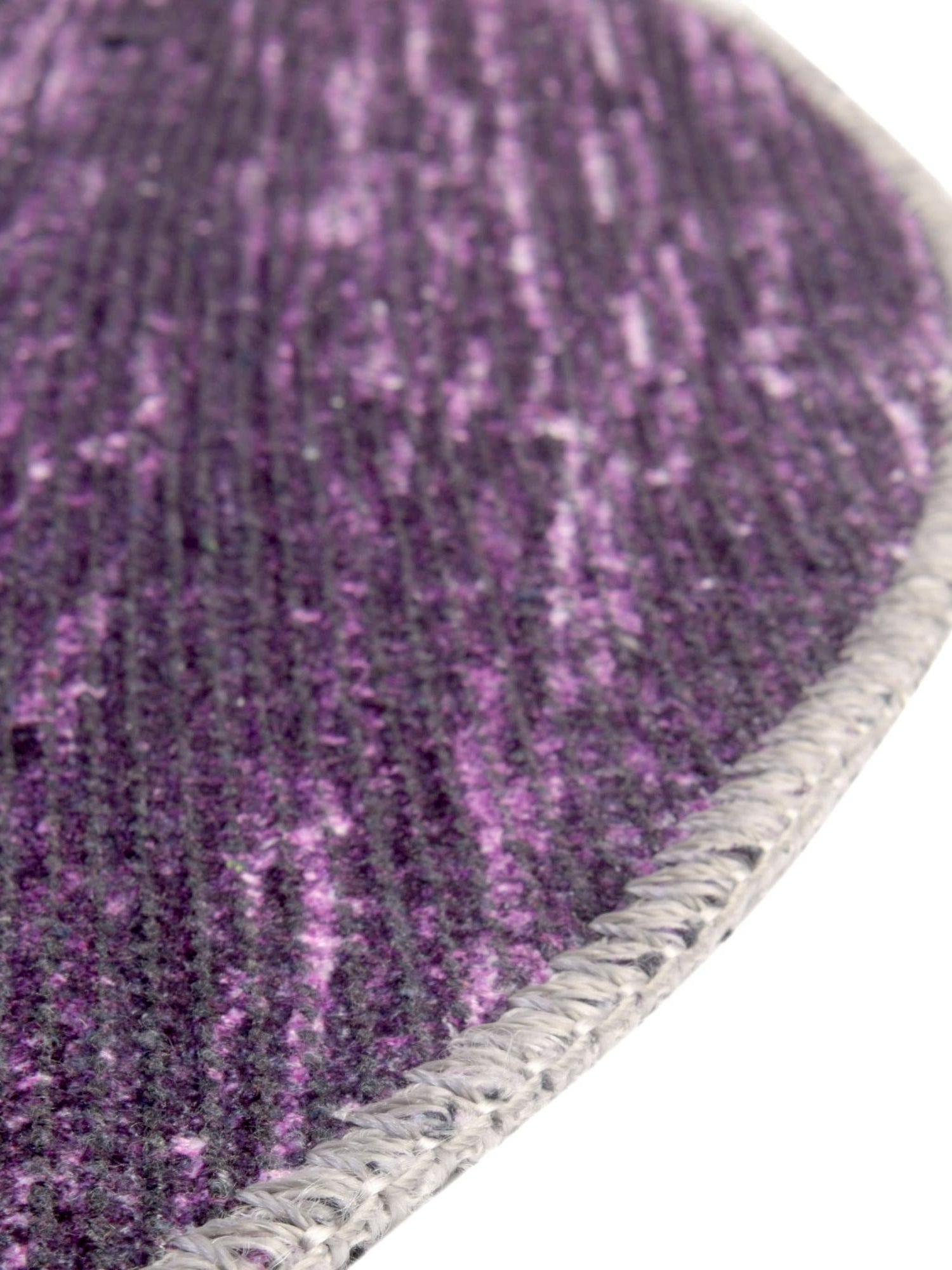 Purple 3' 6 x 5' 6 Asha Oval Area Rug 100% Chenille Cotton Easy Clean Indoor Living Dining Bedroom Office Carpet for Sale at Rug Engine