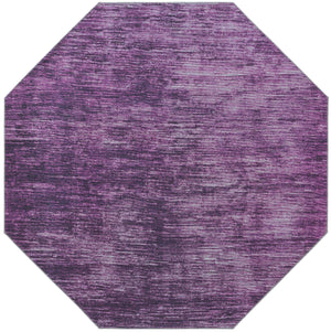 Purple 7' 7 x 7' 7 Asha Octagon Area Rug 100% Chenille Cotton Easy Clean Indoor Living Dining Bedroom Office Carpet for Sale at Rug Engine