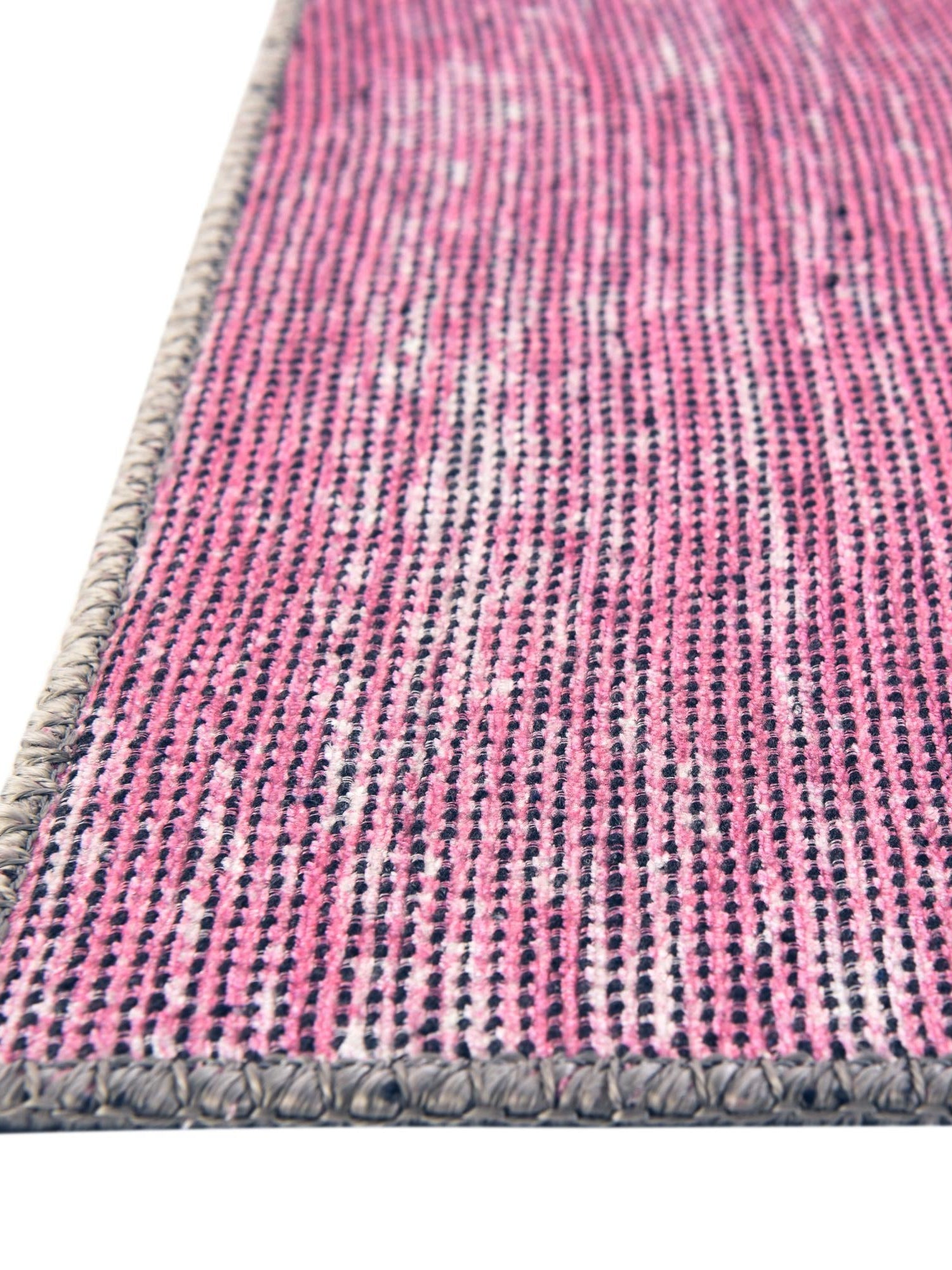 Pink 2' x 3' Asha Rectangle Area Rug 100% Chenille Cotton Easy Clean Indoor Living Dining Bedroom Office Carpet for Sale at Rug Engine