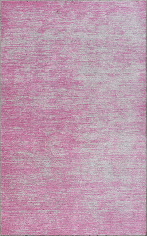 Pink 5' x 8' Asha Rectangle Area Rug 100% Chenille Cotton Easy Clean Indoor Living Dining Bedroom Office Carpet for Sale at Rug Engine