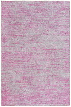 Pink 4' x 6' Asha Rectangle Area Rug 100% Chenille Cotton Easy Clean Indoor Living Dining Bedroom Office Carpet for Sale at Rug Engine