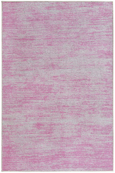 Pink 4' x 6' Asha Rectangle Area Rug 100% Chenille Cotton Easy Clean Indoor Living Dining Bedroom Office Carpet for Sale at Rug Engine