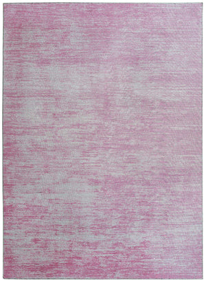 Pink 7' 6 x 10' 6 Asha Rectangle Area Rug 100% Chenille Cotton Easy Clean Indoor Living Dining Bedroom Office Carpet for Sale at Rug Engine