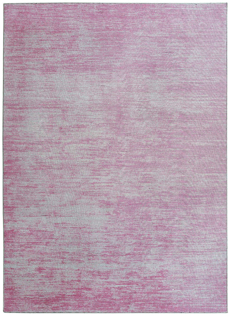 Pink 7' 6 x 10' 6 Asha Rectangle Area Rug 100% Chenille Cotton Easy Clean Indoor Living Dining Bedroom Office Carpet for Sale at Rug Engine