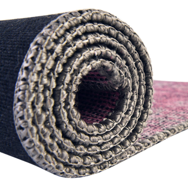 Pink 2' 6 x 14' Asha Runner Area Rug 100% Chenille Cotton Easy Clean Indoor Living Dining Bedroom Office Carpet for Sale at Rug Engine