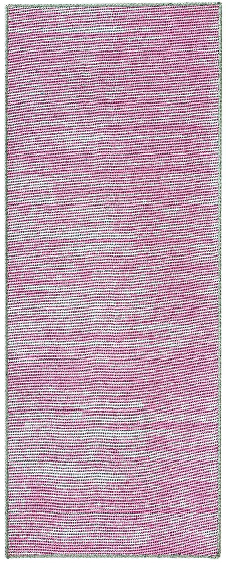 Pink 2' x 5' Asha Runner Area Rug 100% Chenille Cotton Easy Clean Indoor Living Dining Bedroom Office Carpet for Sale at Rug Engine