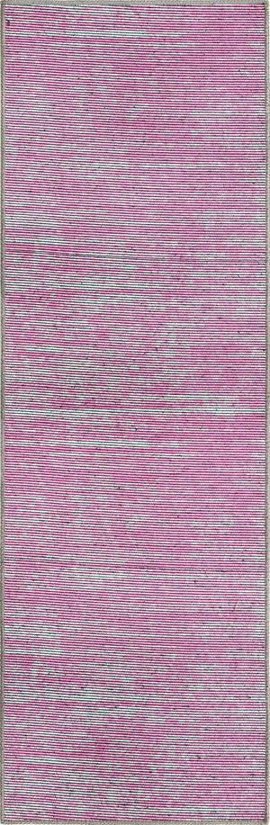 Pink 2' x 6' Asha Runner Area Rug 100% Chenille Cotton Easy Clean Indoor Living Dining Bedroom Office Carpet for Sale at Rug Engine