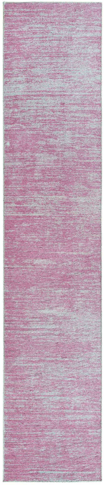 Pink 2' 6 x 12' Asha Runner Area Rug 100% Chenille Cotton Easy Clean Indoor Living Dining Bedroom Office Carpet for Sale at Rug Engine