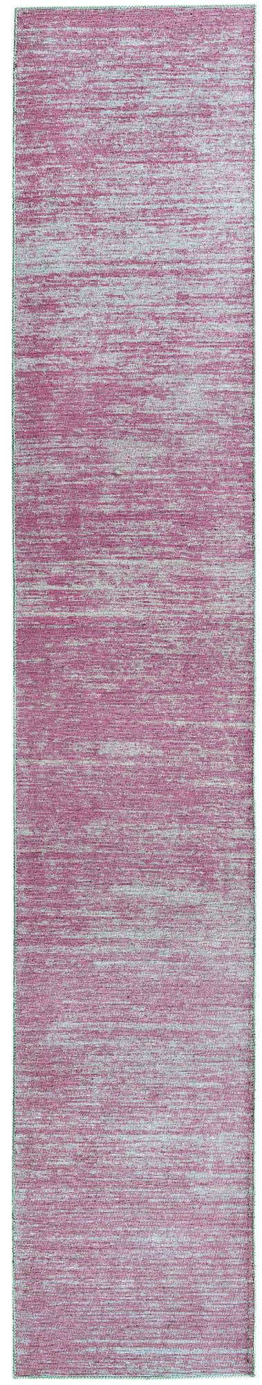 Pink 2' 6 x 14' Asha Runner Area Rug 100% Chenille Cotton Easy Clean Indoor Living Dining Bedroom Office Carpet for Sale at Rug Engine