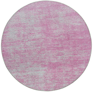 Pink 5' x 5' Asha Round Rug