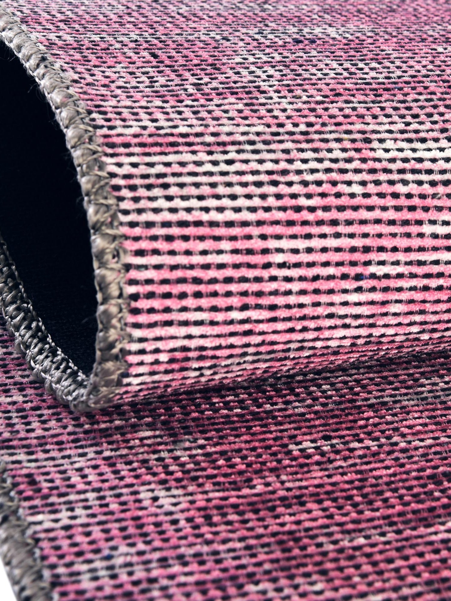 Pink 4' x 6' Asha Oval Area Rug 100% Chenille Cotton Easy Clean Indoor Living Dining Bedroom Office Carpet for Sale at Rug Engine