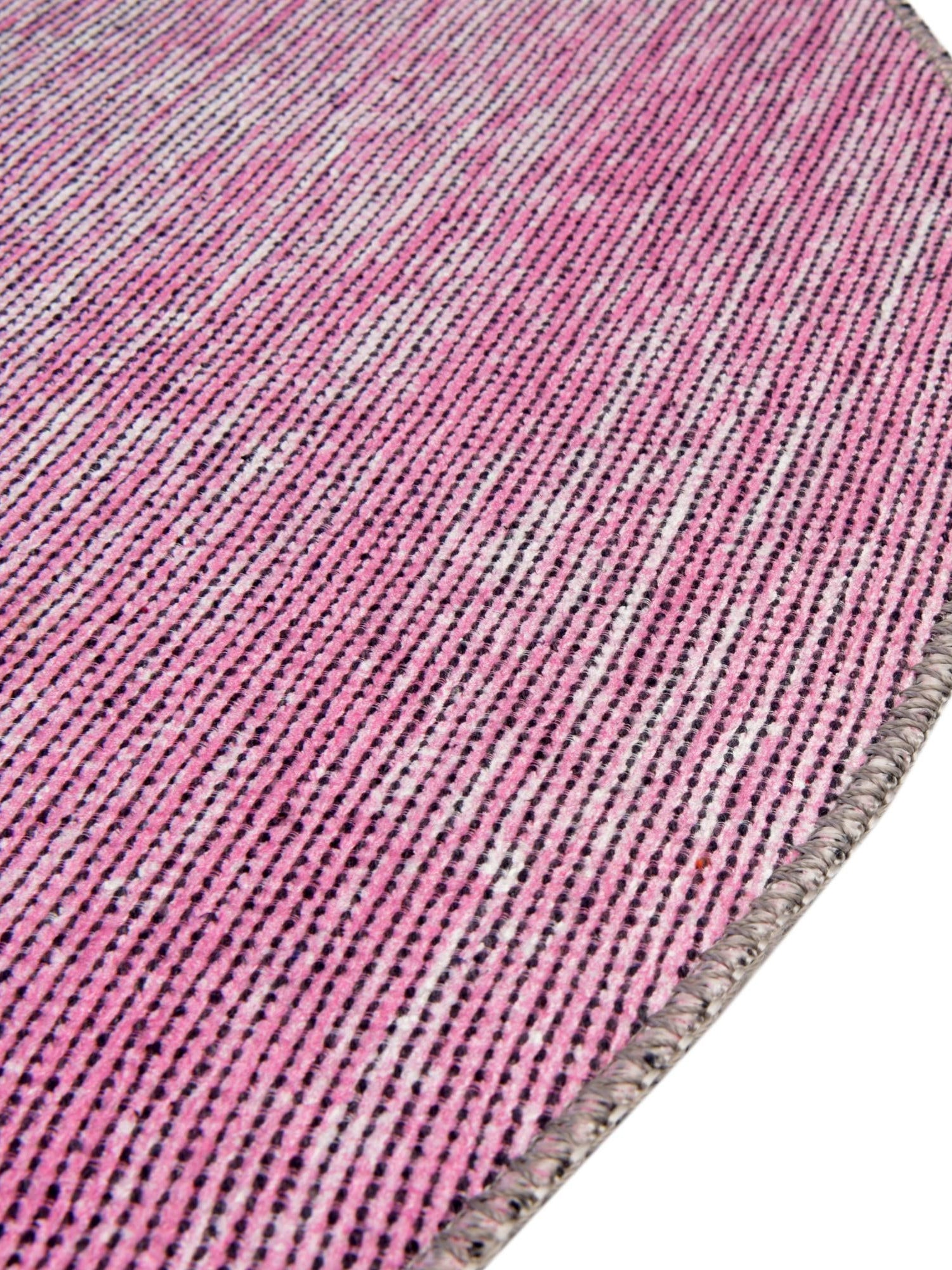 Pink 3' 6 x 5' 6 Asha Oval Area Rug 100% Chenille Cotton Easy Clean Indoor Living Dining Bedroom Office Carpet for Sale at Rug Engine