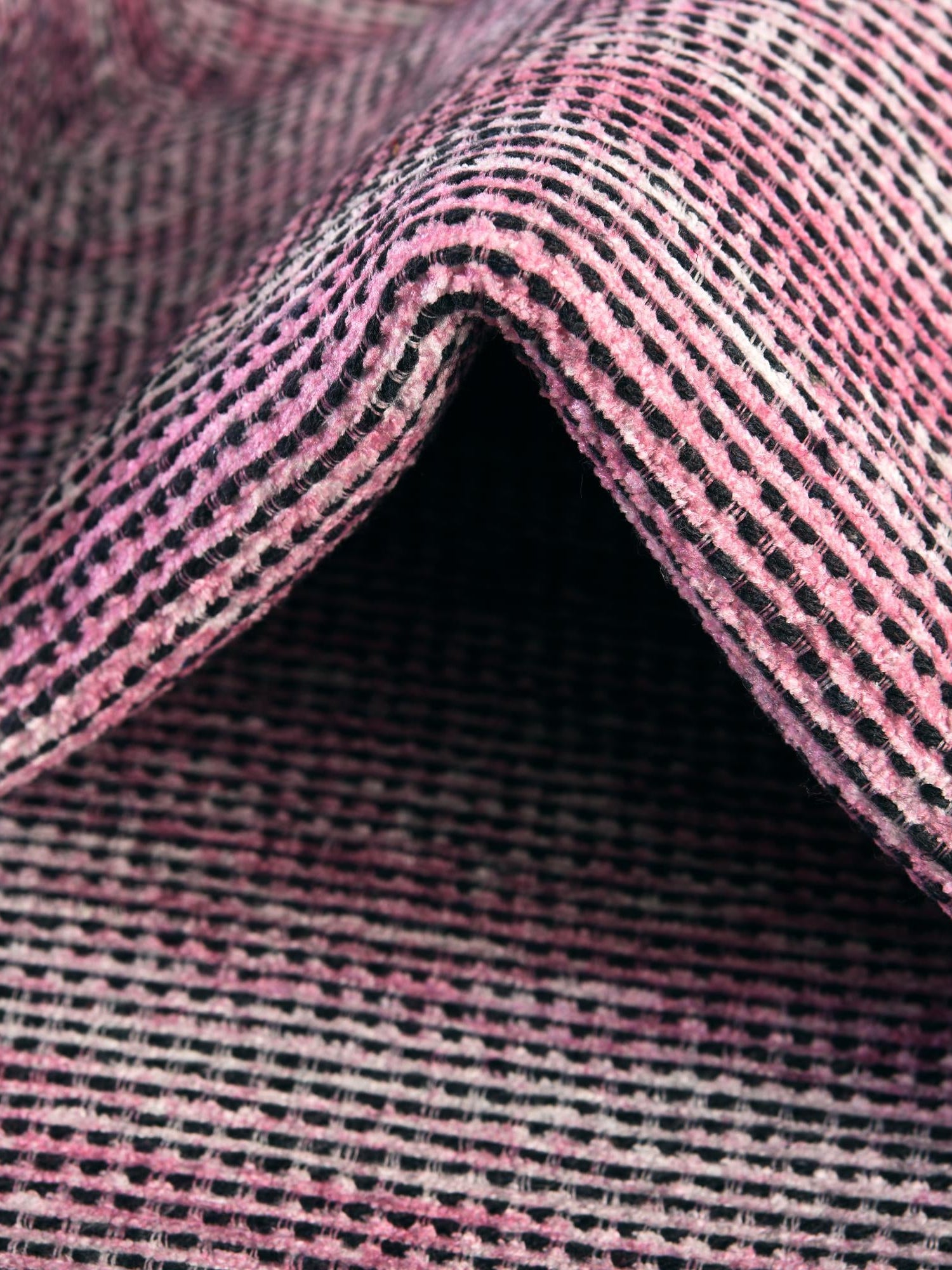 Pink 7' 6 x 10' 6 Asha Oval Area Rug 100% Chenille Cotton Easy Clean Indoor Living Dining Bedroom Office Carpet for Sale at Rug Engine