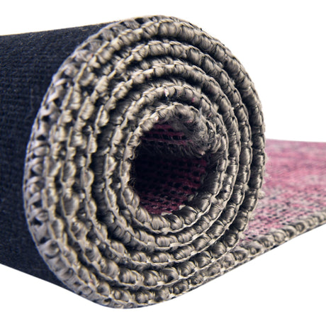 Pink 7' 7 x 7' 7 Asha Square Area Rug 100% Chenille Cotton Easy Clean Indoor Living Dining Bedroom Office Carpet for Sale at Rug Engine