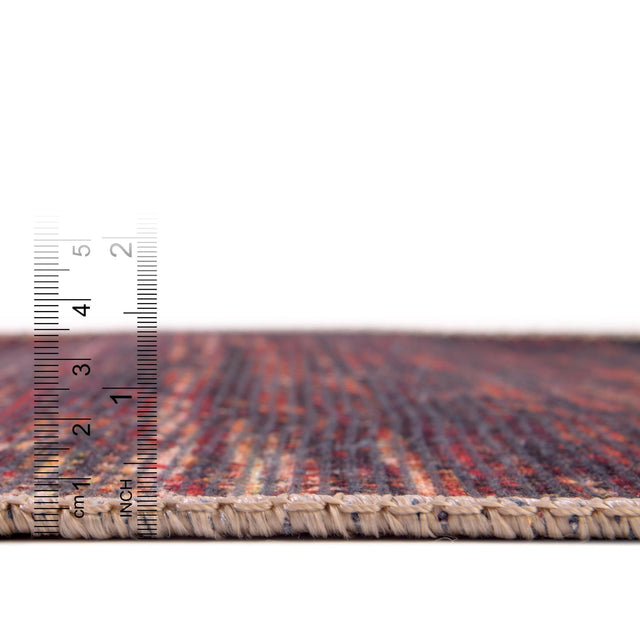 Rust Red 7' 6 x 10' 6 Asha Rectangle Area Rug 100% Chenille Cotton Easy Clean Indoor Living Dining Bedroom Office Carpet for Sale at Rug Engine