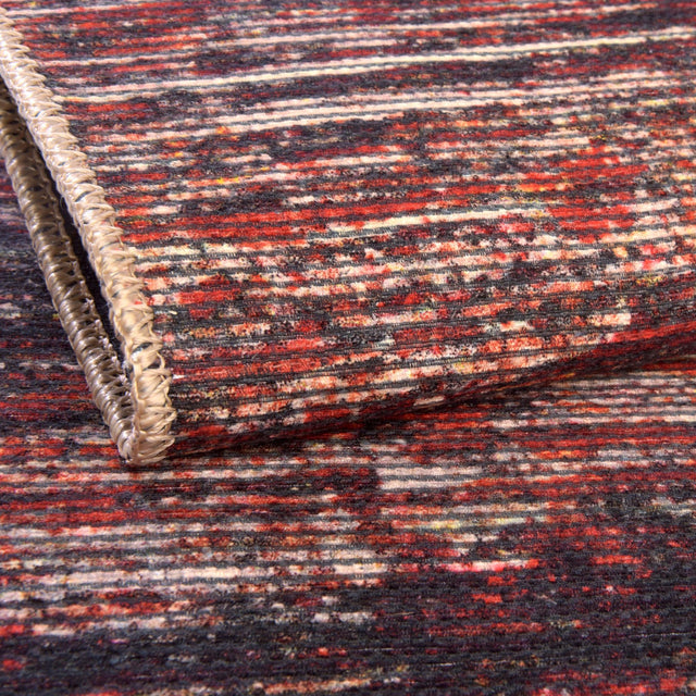 Rust Red 4' x 6' Asha Rectangle Area Rug 100% Chenille Cotton Easy Clean Indoor Living Dining Bedroom Office Carpet for Sale at Rug Engine