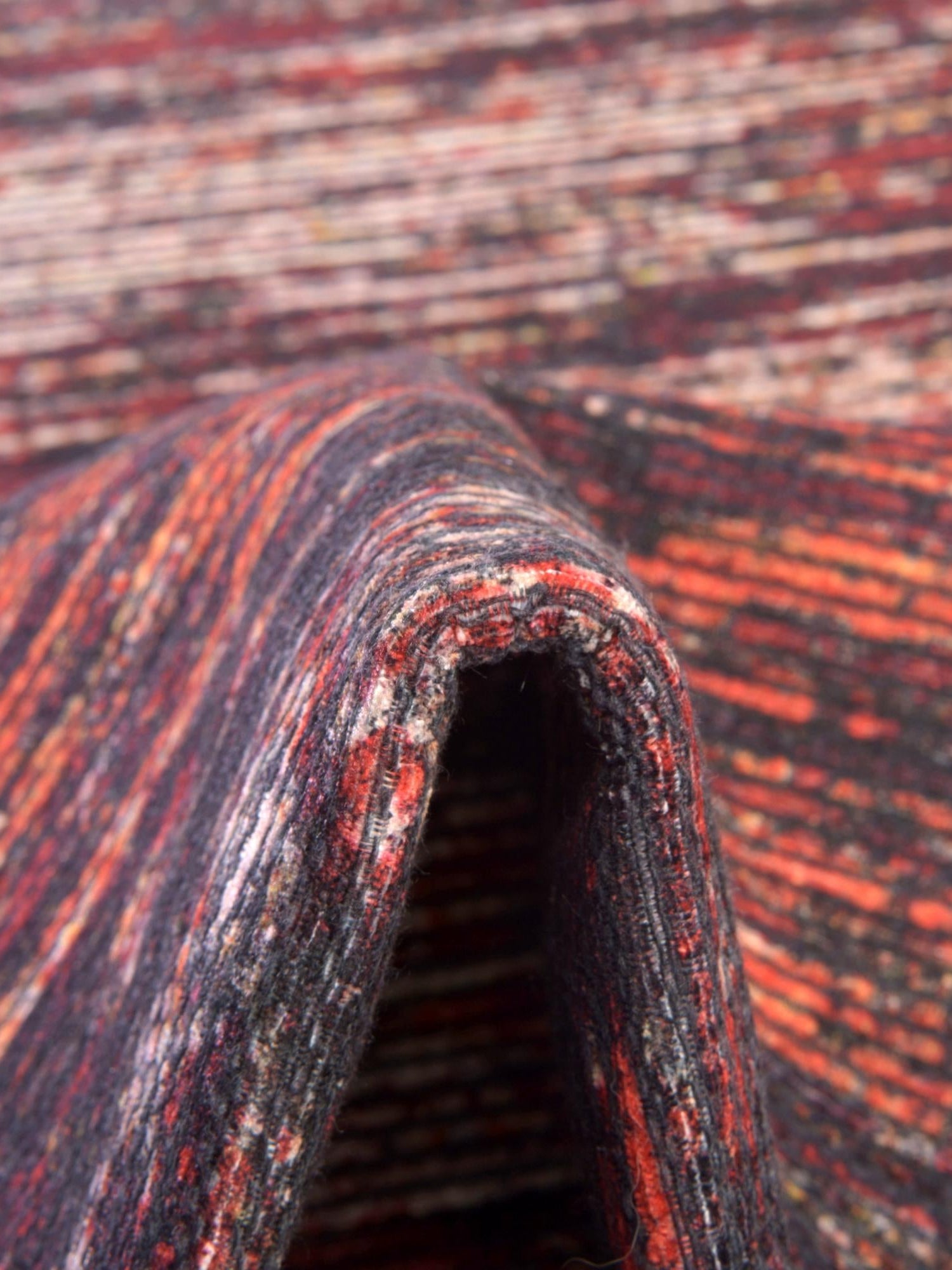 Rust Red 4' x 6' Asha Rectangle Area Rug 100% Chenille Cotton Easy Clean Indoor Living Dining Bedroom Office Carpet for Sale at Rug Engine