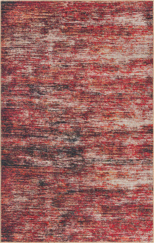Rust Red 5' x 8' Asha Rectangle Area Rug 100% Chenille Cotton Easy Clean Indoor Living Dining Bedroom Office Carpet for Sale at Rug Engine