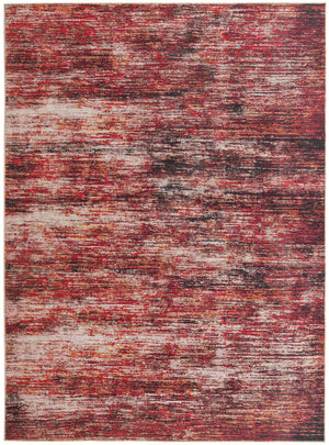 Rust Red 7' 6 x 10' 6 Asha Rectangle Area Rug 100% Chenille Cotton Easy Clean Indoor Living Dining Bedroom Office Carpet for Sale at Rug Engine