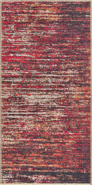 Rust Red 2' x 4' Asha Runner Area Rug 100% Chenille Cotton Easy Clean Indoor Living Dining Bedroom Office Carpet for Sale at Rug Engine
