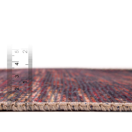 Rust Red 2' 6 x 16' Asha Runner Area Rug 100% Chenille Cotton Easy Clean Indoor Living Dining Bedroom Office Carpet for Sale at Rug Engine