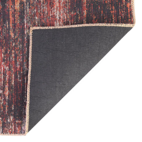 Rust Red 2' x 4' Asha Runner Area Rug 100% Chenille Cotton Easy Clean Indoor Living Dining Bedroom Office Carpet for Sale at Rug Engine