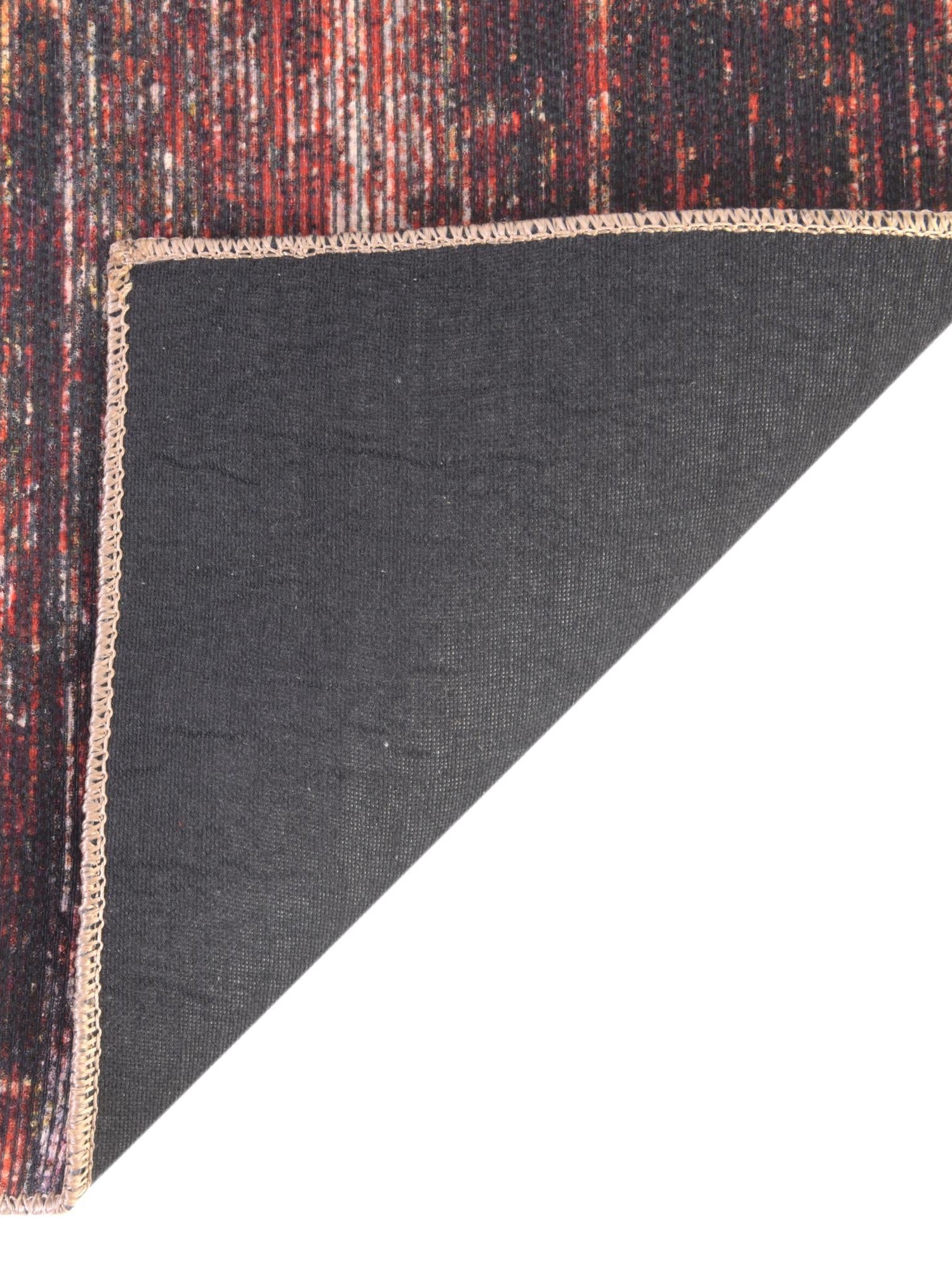 Rust Red 2' 6 x 10' Asha Runner Area Rug 100% Chenille Cotton Easy Clean Indoor Living Dining Bedroom Office Carpet for Sale at Rug Engine