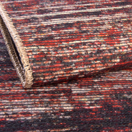 Rust Red 4' x 6' Asha Oval Area Rug 100% Chenille Cotton Easy Clean Indoor Living Dining Bedroom Office Carpet for Sale at Rug Engine
