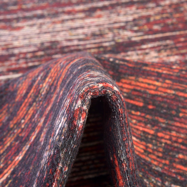 Rust Red 5' x 5' Asha Square Rug