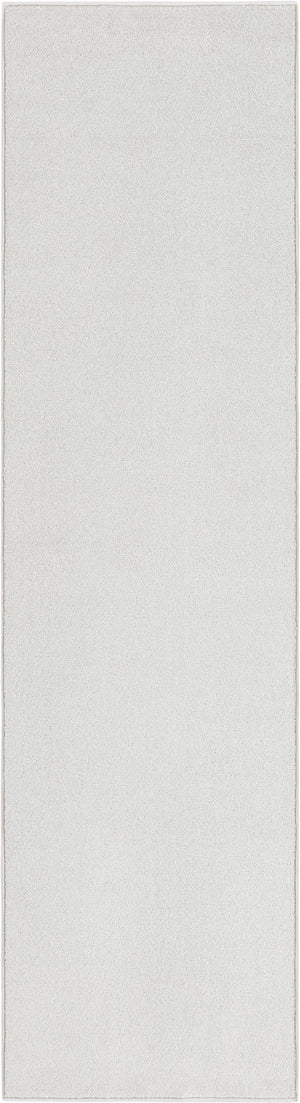 Cloud Gray 2' x 8' Everyday Solid Runner Area Rug 100% Polypropylene With Felt Backing Easy Clean Simple Carpet for Minimalist Room Decorating for Sale at Rug Engine