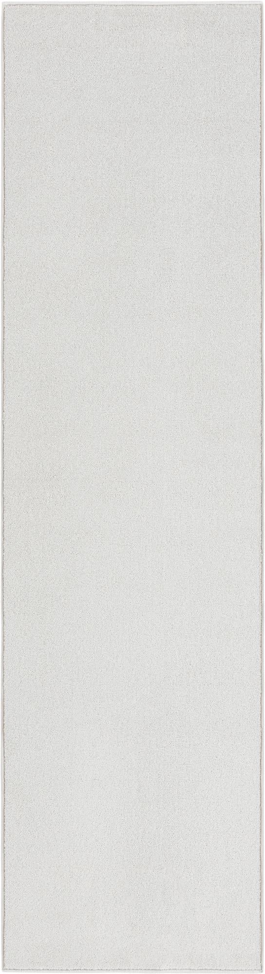 Cloud Gray 2' x 8' Everyday Solid Runner Area Rug 100% Polypropylene With Felt Backing Easy Clean Simple Carpet for Minimalist Room Decorating for Sale at Rug Engine