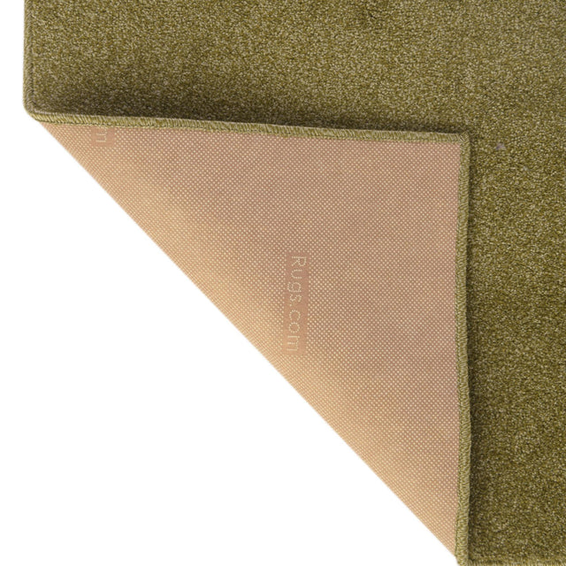 Fem Green 3' 3 x 3' 3 Everyday Solid Square Area Rug 100% Polypropylene With Felt Backing Easy Clean Simple Carpet for Minimalist Room Decorating for Sale at Rug Engine