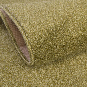 Fem Green 2' x 8' Everyday Solid Runner Area Rug 100% Polypropylene With Felt Backing Easy Clean Simple Carpet for Minimalist Room Decorating for Sale at Rug Engine