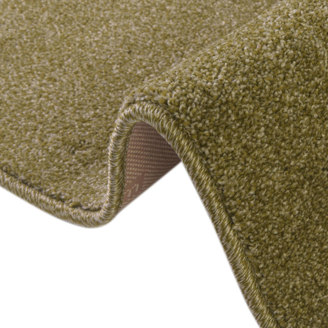 Fem Green 2' x 8' Everyday Solid Runner Area Rug 100% Polypropylene With Felt Backing Easy Clean Simple Carpet for Minimalist Room Decorating for Sale at Rug Engine