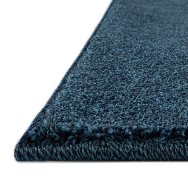 Navy Blue 2' x 8' Everyday Solid Runner Area Rug 100% Polypropylene With Felt Backing Easy Clean Simple Carpet for Minimalist Room Decorating for Sale at Rug Engine