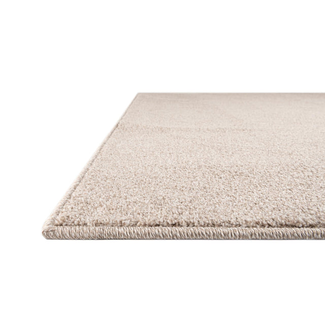 Sea Salt Ivory 3' x 5' 3 Everyday Solid Rectangle Area Rug 100% Polypropylene With Felt Backing Easy Clean Simple Carpet for Minimalist Room Decorating for Sale at Rug Engine