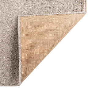 Sea Salt Ivory 3' x 5' 3 Everyday Solid Rectangle Area Rug 100% Polypropylene With Felt Backing Easy Clean Simple Carpet for Minimalist Room Decorating for Sale at Rug Engine